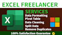 clean, split and format excel data with pivot table also