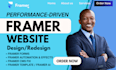 design framer website redesign site landing page developer figma to framer, form