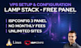 install and configure lamp stack and ispconfig 3 on your vps