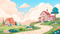 draw 2d game concept art and environment