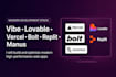 build any ai lovable, vercel, replit, manus and bolt webapp