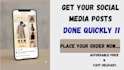 design custom social media posts