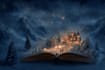 create illustrated fairytale book cover