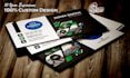 professional business card design for your brand