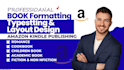 format, book design ebook journal devotional self help cookbook kdp publishing