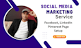 do  facebook, linkedin  pinterest page setup expert