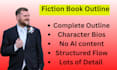 create your fiction book outline, killer plot, or character details