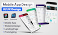design high converting, user friendly mobile app UI UX