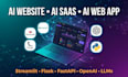 develop ai website ai saas ai web app with streamlit flask fastapi llms openai
