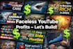 create and manage profitable faceless youtube automation channels with videos