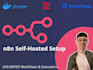 install self hosted n8n on hetzner, digitalocean vps