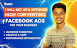 conversion focused facebook ads setup and scaling