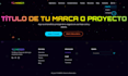 create a modern 3d animated landing page for your business