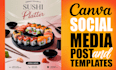 design christmas thumbnails, posts and holiday graphics