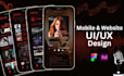 design a modern UI UX mobile application