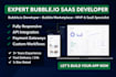 be your expert bubble io developer for marketplace, saas and mvps