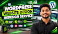 professionally design and develop custom wordpress websites