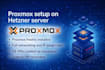 do proxmox setup on hetzner server with proper networking