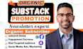 setup substack newsletter, boost substack subscriber, substack promotion