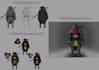 concept art, 3d, menu design, business card design