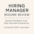 review your resume from a hiring managers perspective