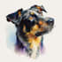 draw watercolor pet portrait
