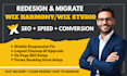 wix harmony wix studio redesign migration seo speed conversion expert