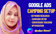 setup and manage profitable google ads PPC campaigns