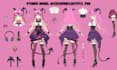 create vtuber models, outfits, textures and png tuber characters