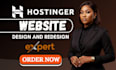hostinger website design, hostinger website redesign, hostinger website design