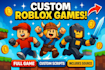 develop your custom roblox game with full scripting