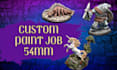 paint 54mm fantasy miniatures