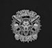 make a blackened crust punk logo