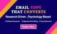 write highly converting email copy, cold email, newsletter, and email sequences