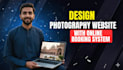 make photography, video and drone website with online booking