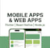develop mobile applications and web applications