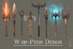 draw your prop or fantasy weapon designs
