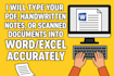 do accurate data typing services and offer fast 24 hour delivery
