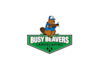 make awesome busy beaver landscaping logo