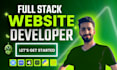 develop a scalable full stack website with modern tech stack