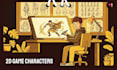 design and animate 2d game characters for unity