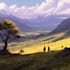 draw a landscape illustration