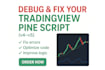 debug and fix your tradingview pine script code