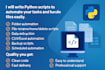 create python tools, utilities, and small applications