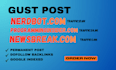 do guest post on nerdbot and programminginsider,com