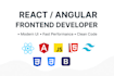 frontend, react, angular, javascript