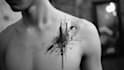 custom an abstract black tattoo design