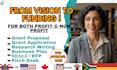 grant nonprofit proposal writing, research grant application, business plan sbir