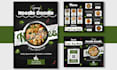 do restaurant food and cafe digital menu board design