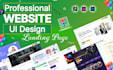 design figma website, figma landing page, figma website UI UX, figma UI web